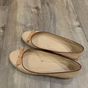 Zara Trafaluc Beige Flats
